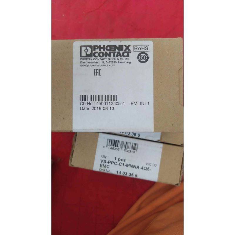 VS-PPC-C1-MNNA-4Q5-EMC菲尼克斯水晶头订货号1403366现货议