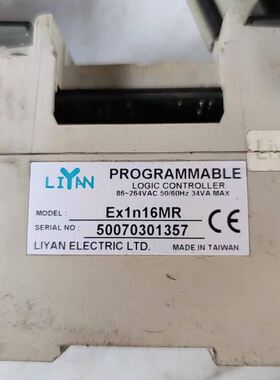 拆机台湾力扬PLCEX1N16MR，实物拍摄，包好