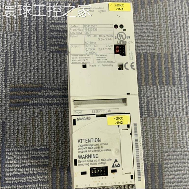 非实价供应Lenze伦茨变频器 E82EV751-4B 质保一年实物拍摄咨询议