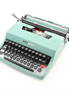 Olivetti打字机意大利LETTERA 32中古旧物正常使用文艺复古礼物