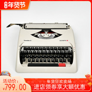 OLYMPIA Traveller机械英文打字机正常使用中古旧物复古收藏礼物