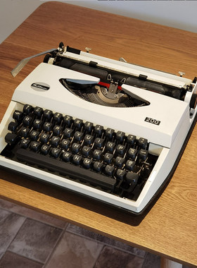 老式机械打字机飞鱼1980S正常使用怀旧收藏文艺复古礼品中古旧物