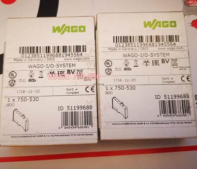 现货WAGO 750-553 750-555万可模块