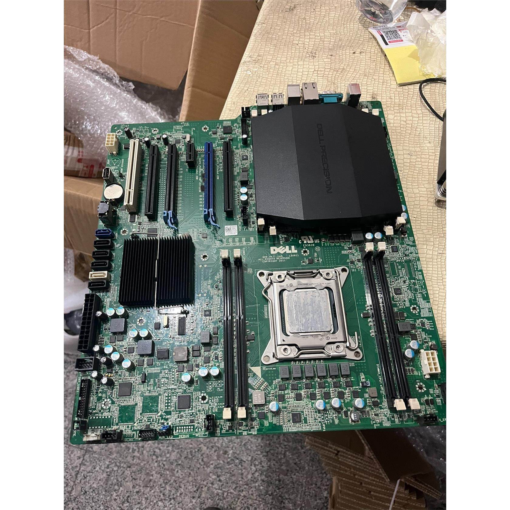 戴尔T5600工作站主板功能一切正常成色漂亮X79主板