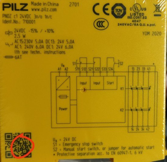 pnoz c1 c2序列号710001/710002全新原装正品有现货各31套
