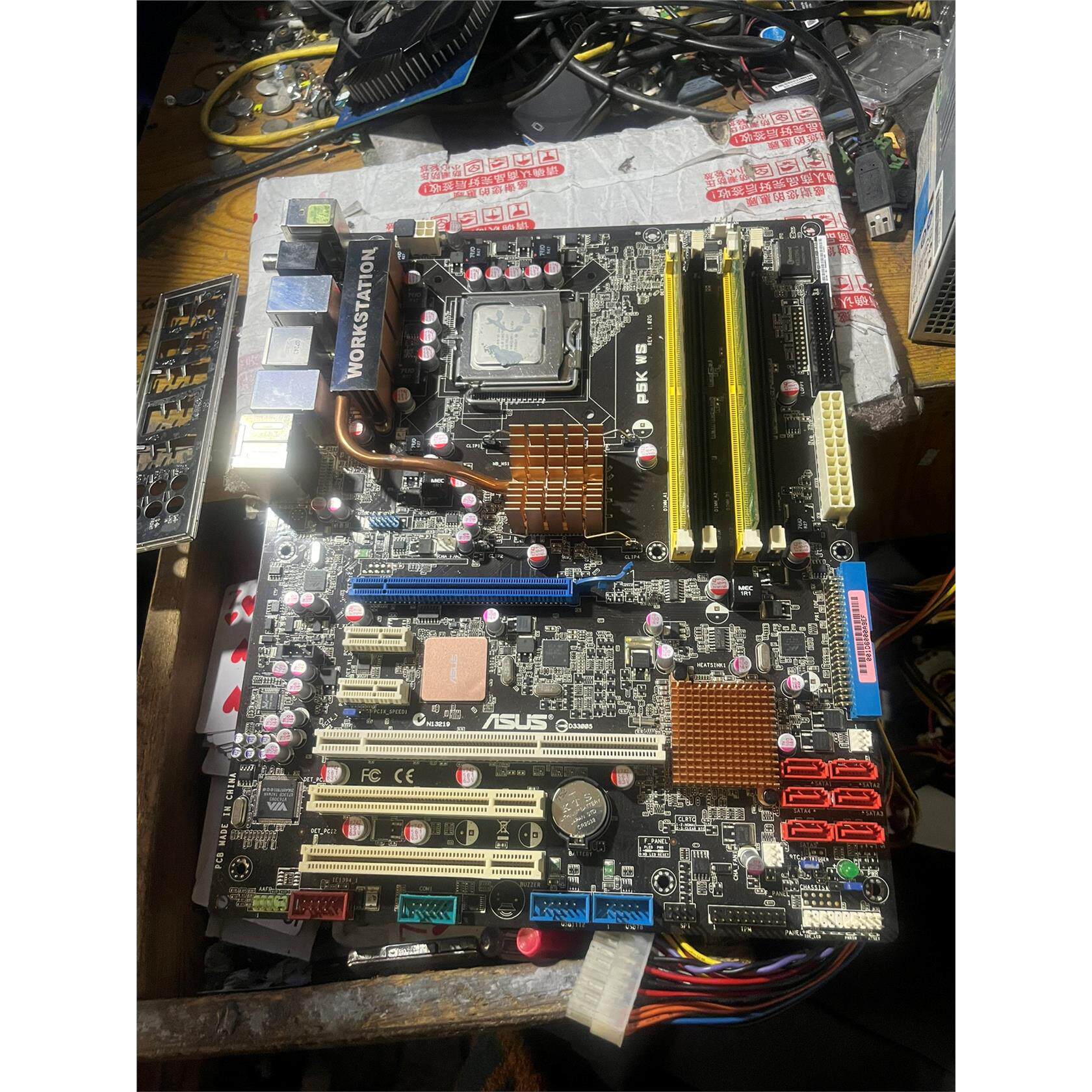 华硕P5KWS工作站主板，