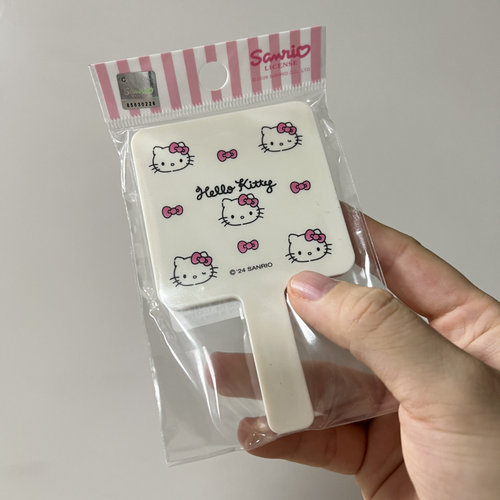 韩国产代购正品hello kitty凯蒂猫方形手柄镜迷你便携随身旅行包