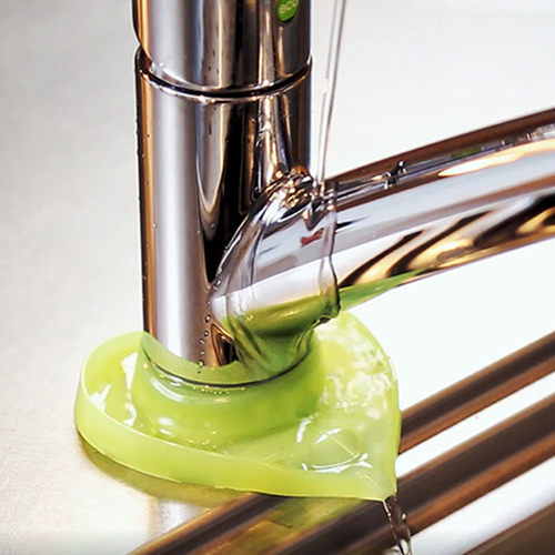 日本进口硅胶水龙头套导流沥水垫厨房浴室家用滴水积水防水垢漏水