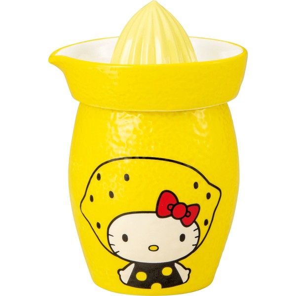 日本代购hello kitty黄色柠檬造型手动橙子榨汁器手可爱猫猫杯