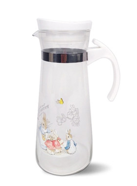 处理韩国进口彼得兔玻璃冷水壶凉水壶大容量家用冰箱晾凉白开水