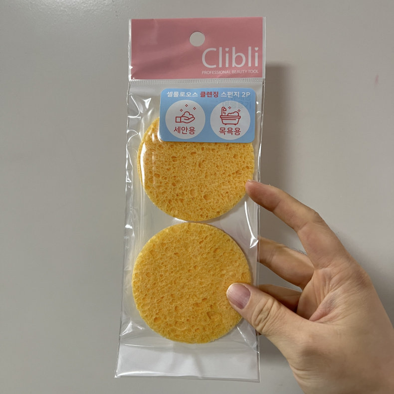 韩国产进口木浆洗脸扑洁面扑洗脸擦脸巾海绵棉清洁女脸部柔软卸妆