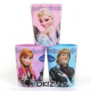 韩国进口frozen冰雪奇缘塑料杯 雪宝艾莎安娜 儿童刷牙杯 果汁3P