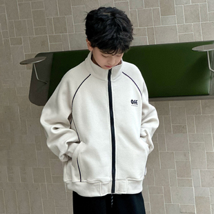 男童韩版外套春装2026新款洋气中大童春秋休闲夹克儿童春季上衣潮