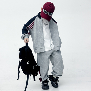 男童运动套装春秋款2026新款潮牌中大童春季卫衣套装儿童洋气春装