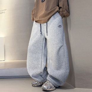 男童潮牌卫裤春装2026新款洋气儿童宽松运动裤中大童春秋休闲长裤