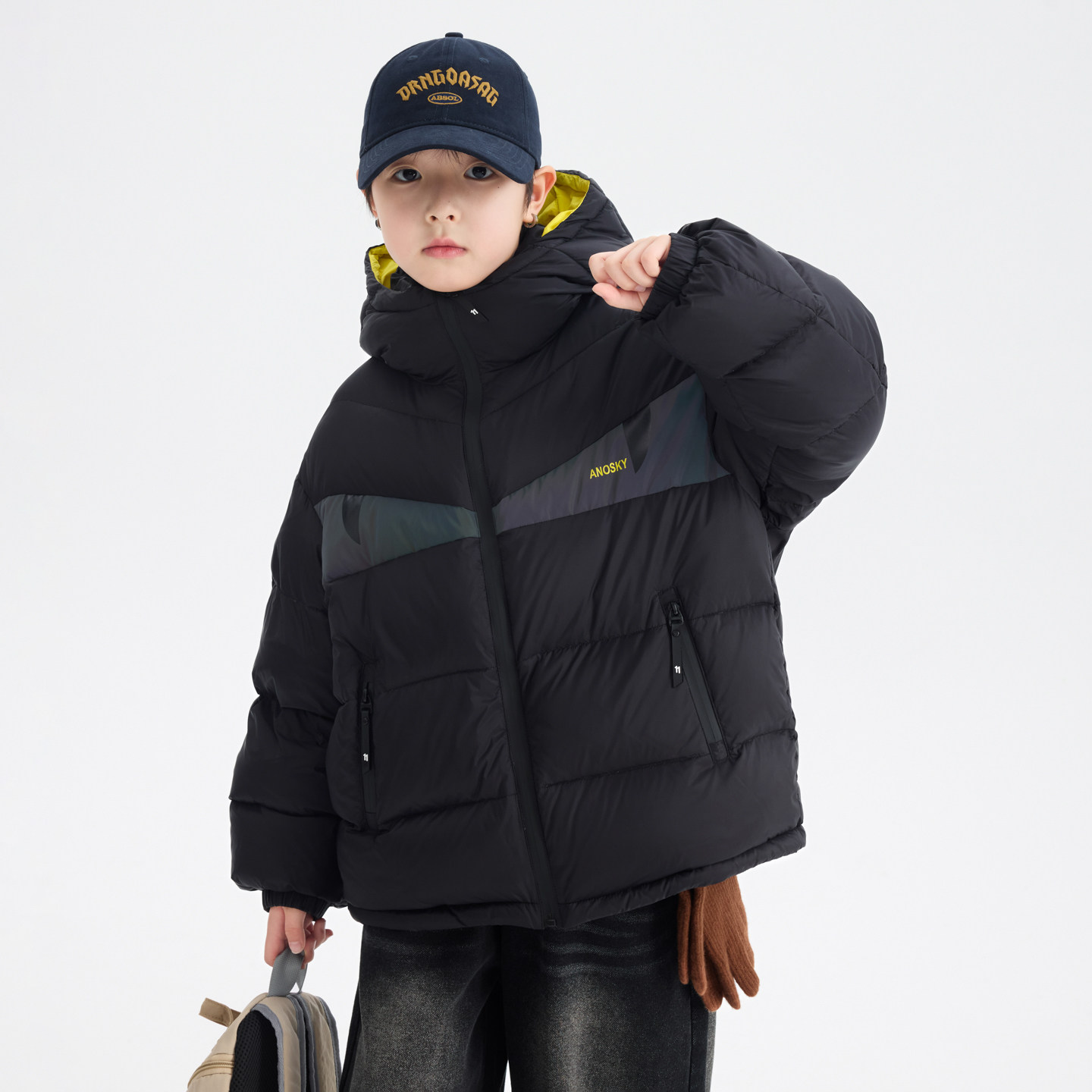 男童冬装撞色防水连帽面包羽绒服2025新款中大童冬款儿童防寒外套,童装/婴儿装/亲子装,羽绒服,淘宝优惠券,粉丝福利购,淘宝优惠卷