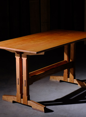 ChenStudio dining table，夏克支架桌、餐桌