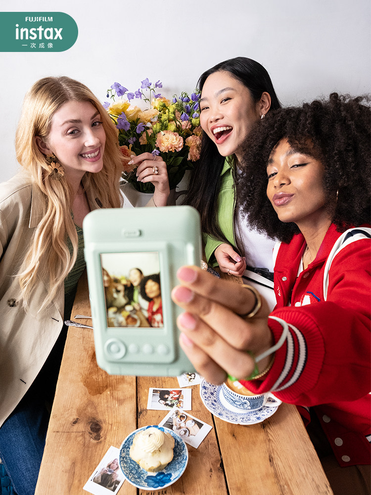 FUJIFILM 즉석 카메라 미니 LIPLAY 일회용 이미징 EVO 필름 포토 프린터 생일 선물