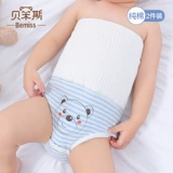 Детский хлопковый бандаж пупочный, детские осенние штаны для новорожденных, летнее детское дудоу