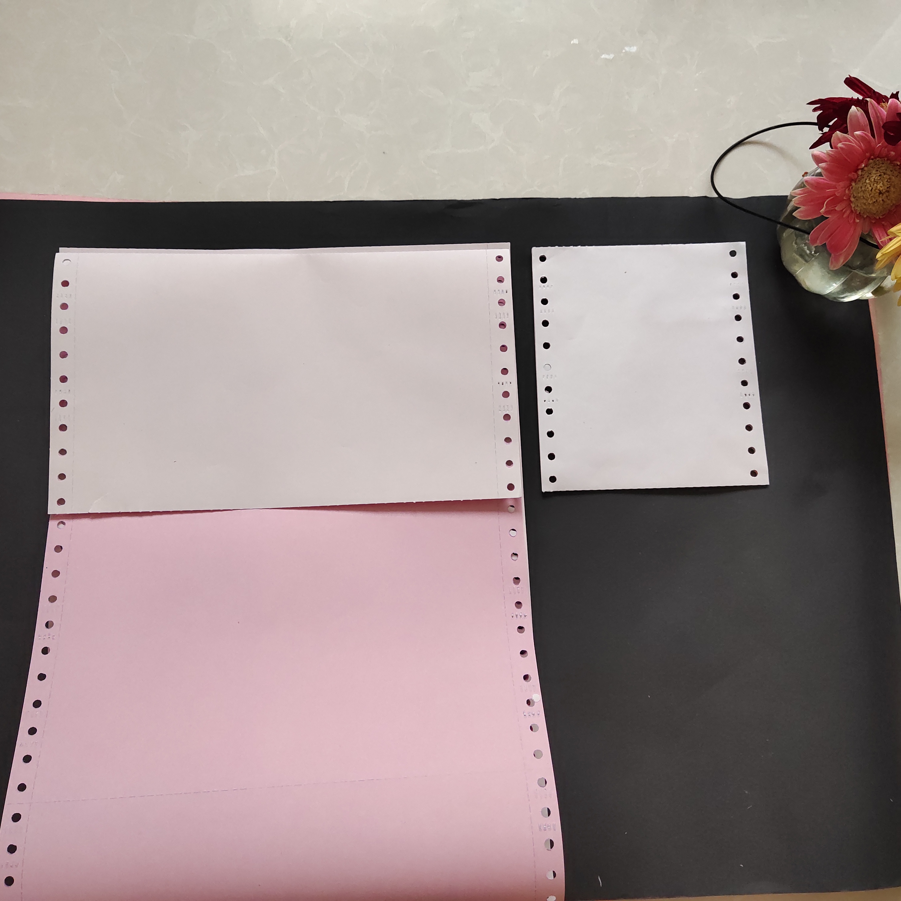 单联针式打印纸70g加厚机打纯白