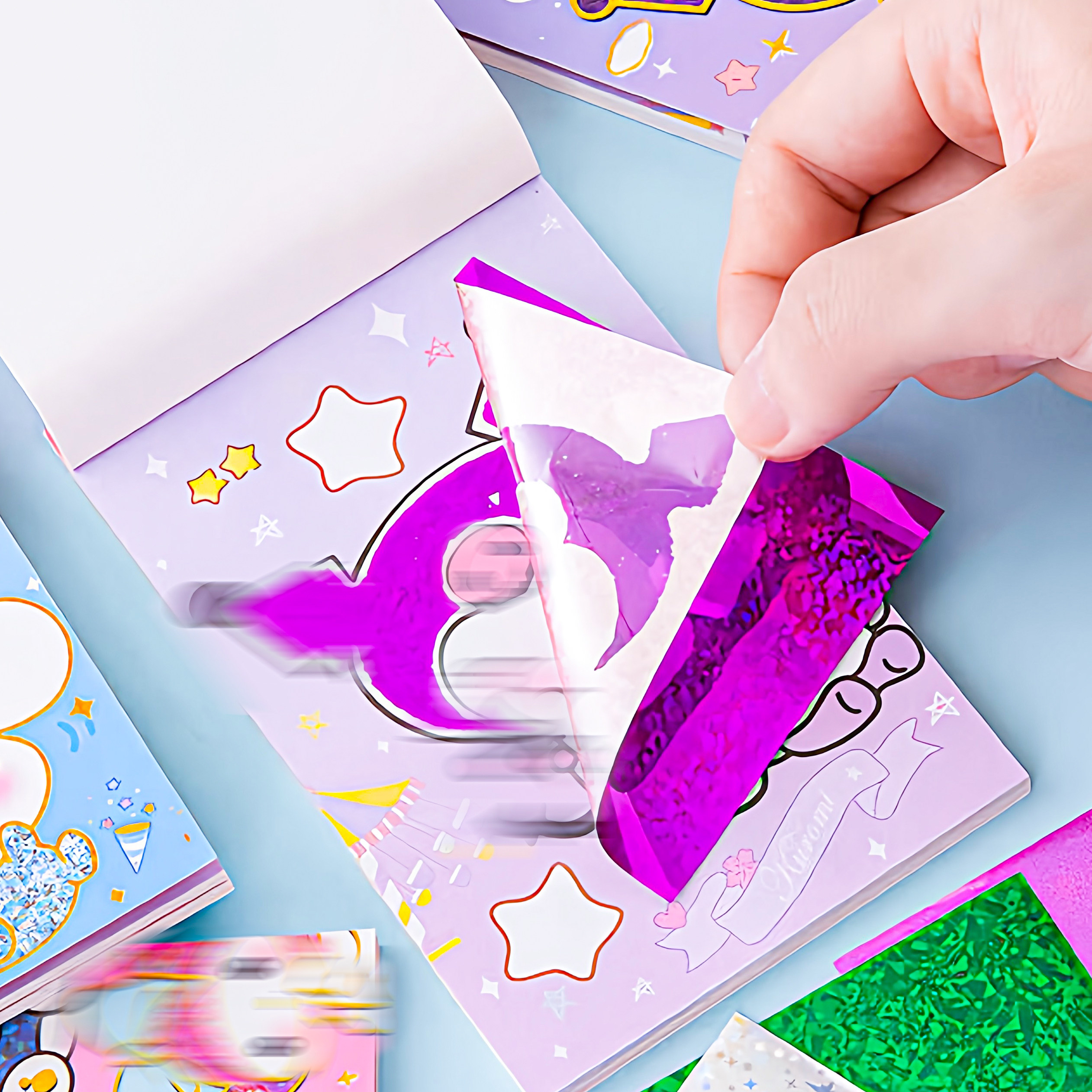 儿童手工DIY魔法艺术画创意卡通画画本安静书粘贴画贴纸绘画玩具,玩具/童车/益智/积木/模型,手工创意粘贴类,淘宝优惠券,粉丝福利购,淘宝优惠卷
