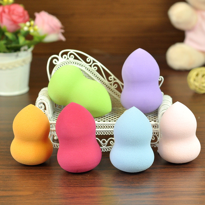 包邮 丽如小屋葫芦粉扑干湿两用化妆海绵柔软细腻不吃粉化妆工具