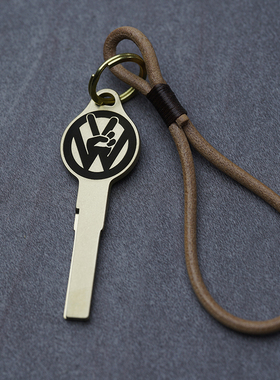 大众黄铜一体纯机械钥匙胚