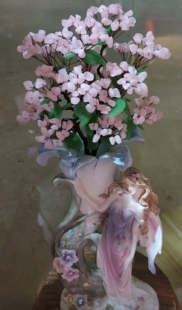 粉水晶女神招财树,旺桃花,人旺财旺,居家、婚庆、生日,乔迁