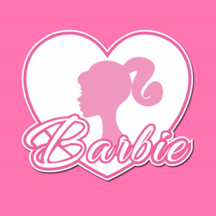 芭比少女粉色字母个性 饰汽车车身电动摩托车划痕贴 创意汽车贴纸装