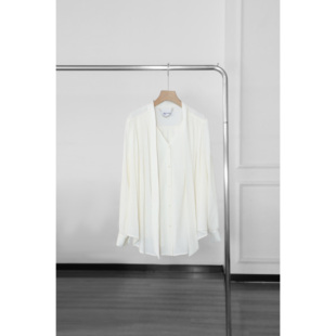 休闲度假风防晒飘带衬衫 DLLFY857