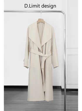 高级净版气质极简风衣DLOB1118