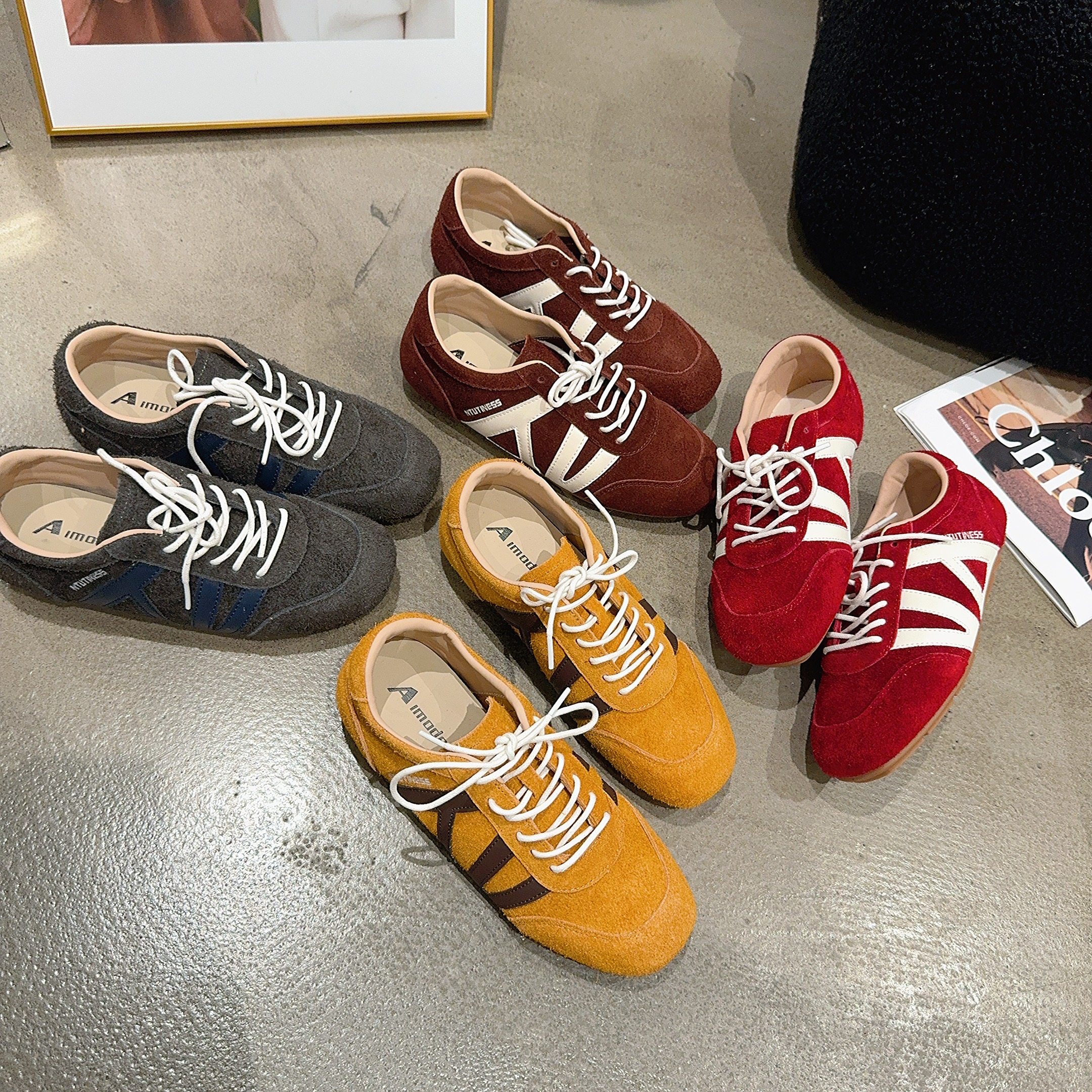 571-365乐乐家四季款女真皮平底德训软底软皮系带休闲鞋韩版板鞋,女鞋,时尚休闲鞋,淘宝优惠券,粉丝福利购,淘宝优惠卷