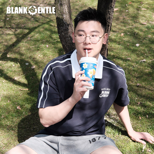 【闭店清仓】BLANK GENTLE夏季美式休闲宽松透气polo