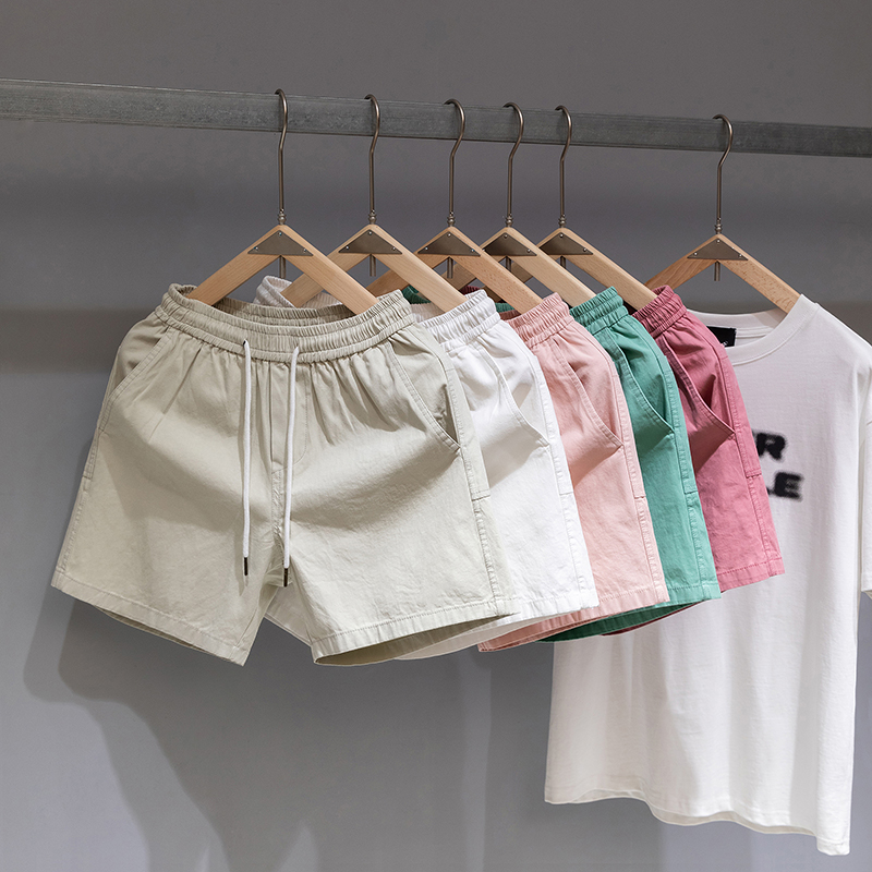 夏季新款男士短裤时尚纯色