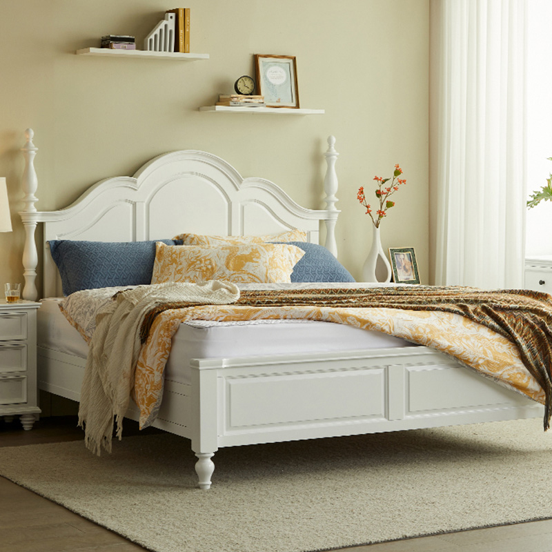 惠家名匠简约核桃木双人床