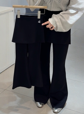 YOUYU KIDS 2025年春夏款弹力屁帘小微喇瑜伽裤显瘦 可亲子