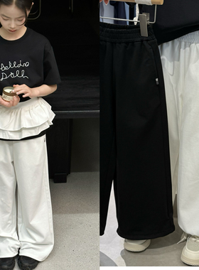 YOUYU KIDS 2025年春夏款中大童休闲运动长裤 脚口有抽绳 可亲子