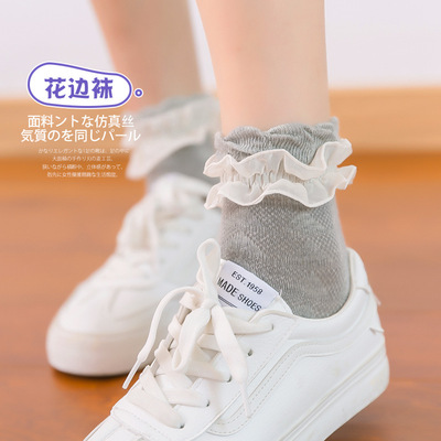 女士袜子少女蕾丝袜子牵手人蕾丝