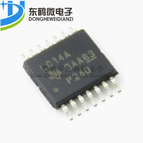 SN74LVC14APWR 丝印：LC14A TSSOP-14 全新原装 模拟/逻辑芯片