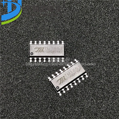 TM1651 SOP16 4X7段7Key LED数码管 面板驱动IC 全新