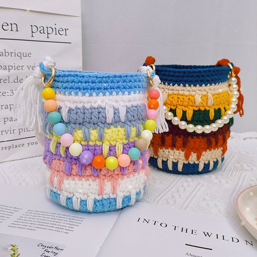 手工钩织包包自制手提包女包