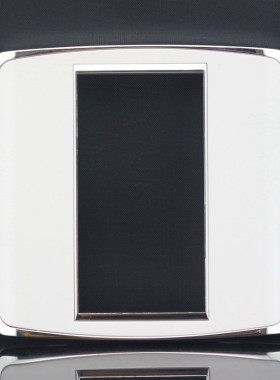 银边86型三位空口开关面板 可以安装3个23X36mm模块 自由搭配组合