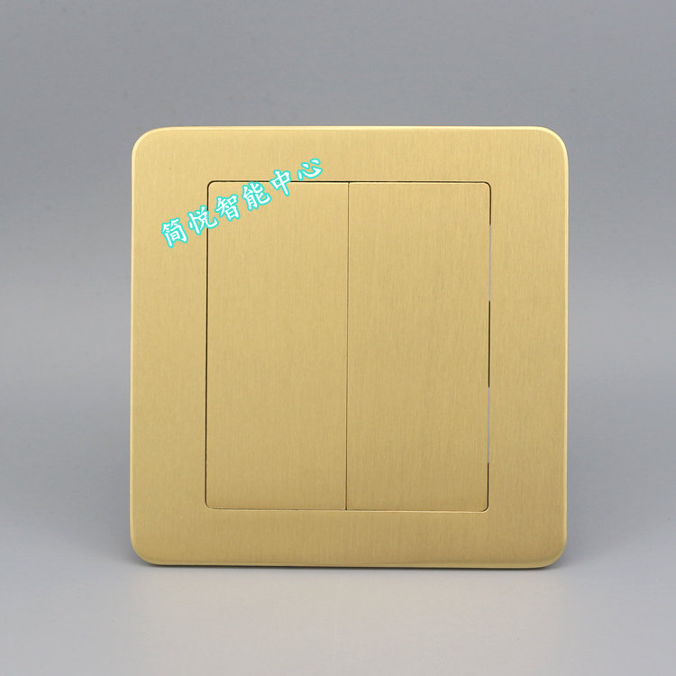 地面插座双开门隐藏式地插全铜防水地板插翻盖式三位地插不含模块