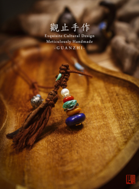 【观止手作】玛尼堆项链明星同款