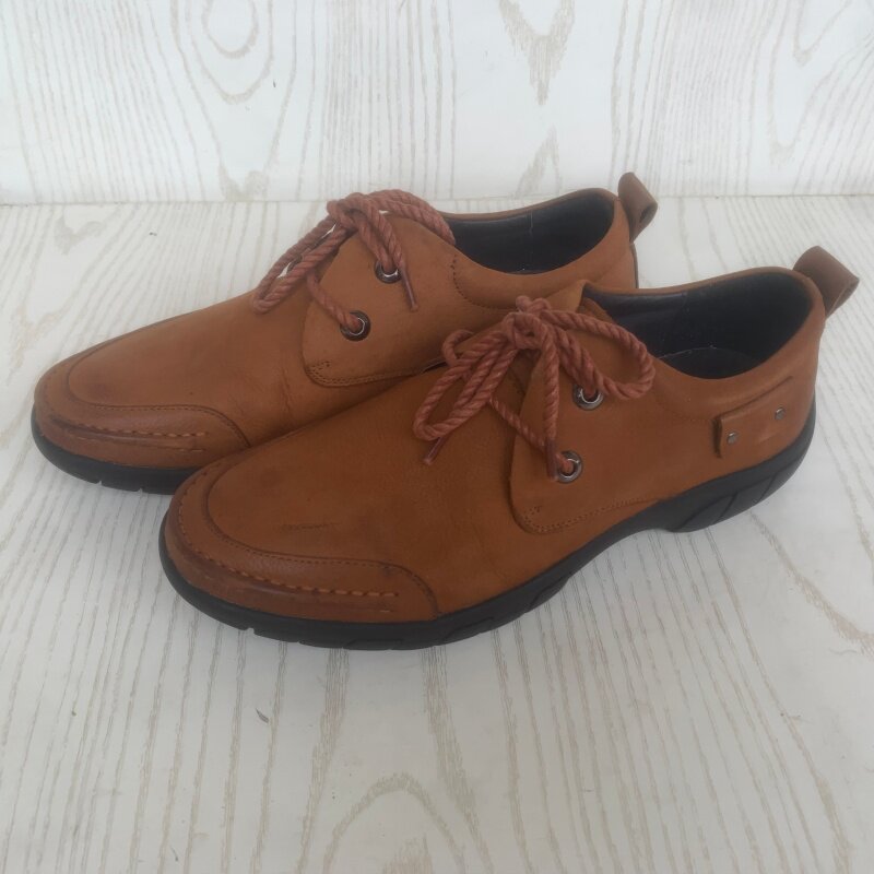 微瑕疵38码公牛真皮男鞋鞋面小划痕慎拍春秋软皮特价系带休闲皮鞋