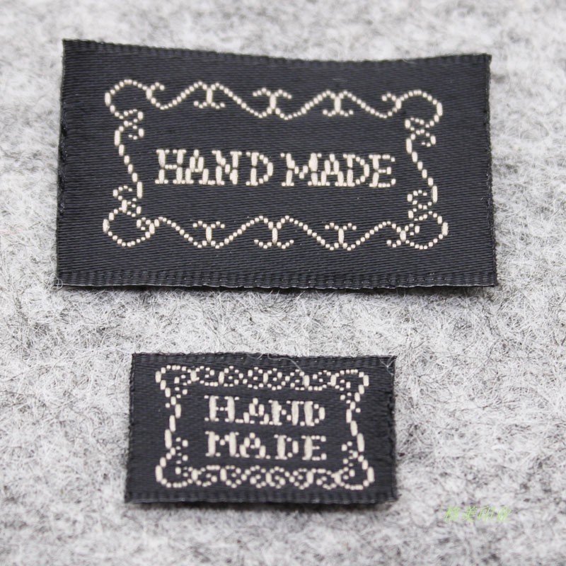 handmade织标手工玩偶饰品小标签