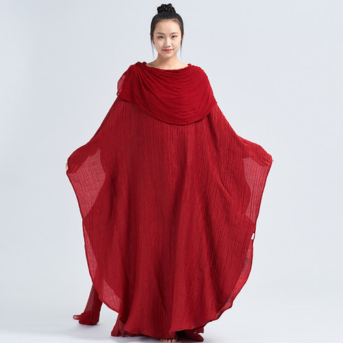 带披肩禅意风适合禅舞茶会颂钵