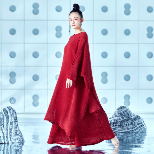 禅意袍子套装适合禅舞和雅集