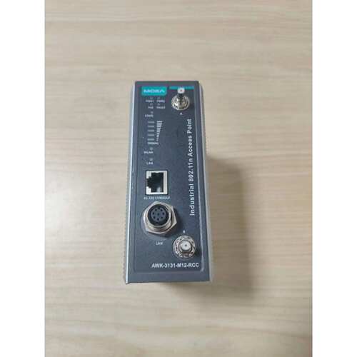 MOXA车载专用无线AP 型号AWK-3131-M12-RCC