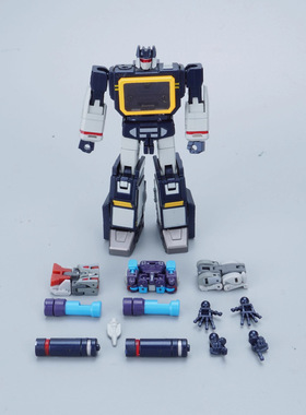 变形玩具SD01声波小比例带磁带13CM带替换手男孩机器人儿童模型